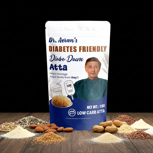 Dr. Aeran’s Diabo Dawn Atta | Low Carb High Fibre Atta