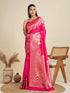 Vasthrlay Kanjivaram Wedding Banarasi Weaving Wine Pink