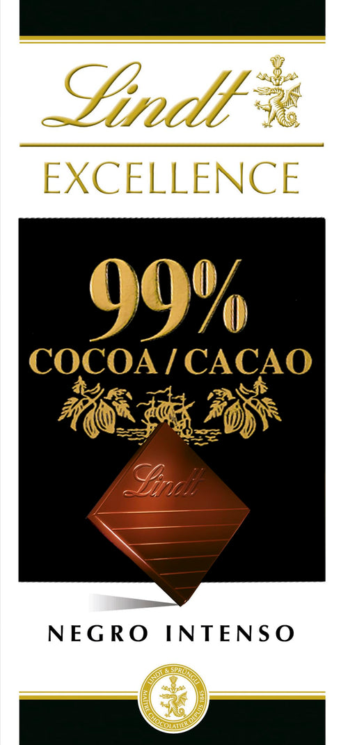 Lindt 99 Cocoa Dark Noir Absolut Chocolate 50
