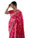 Vasthrlay Banarasi Weaving Unstitched Blue Saree