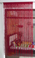 Polyester Solid Pattern Beautiful Threads String Door Curtain