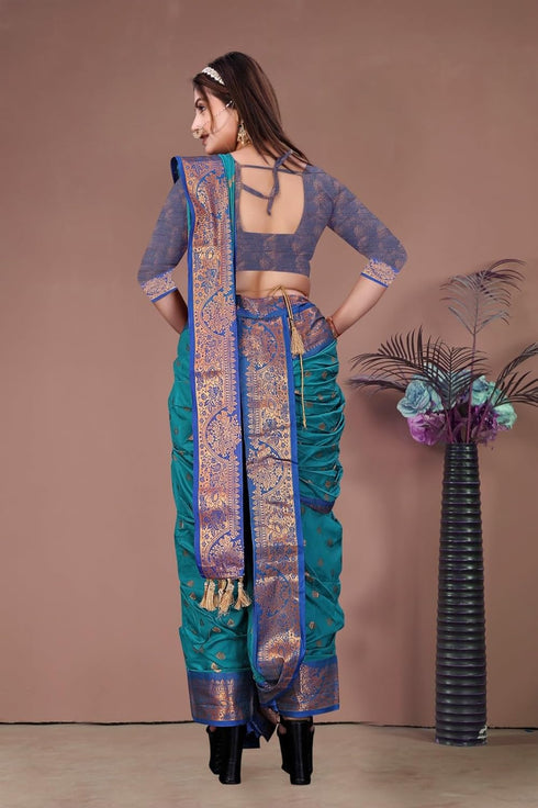 Vasthrlay Paishvai Maharashtrian Contrast Traditional