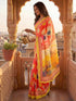 Vasthrlay Printed Peach1 Saree