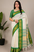 Vasthrlay Kanjivaram Saree Blouse Off White
