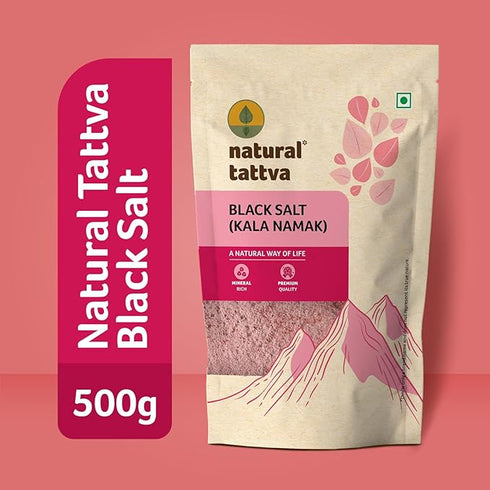 Organic Tattva - Natural Black Salt 500 Gram