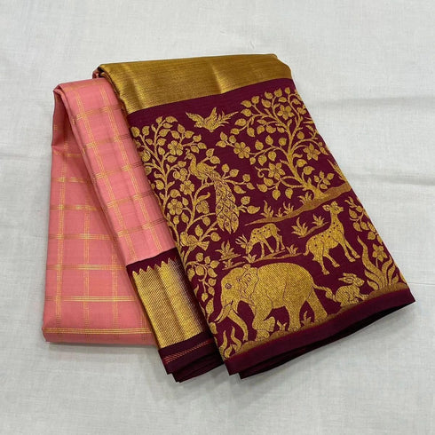 Vasthrlay Banarasi Traditional Matching Unstitched