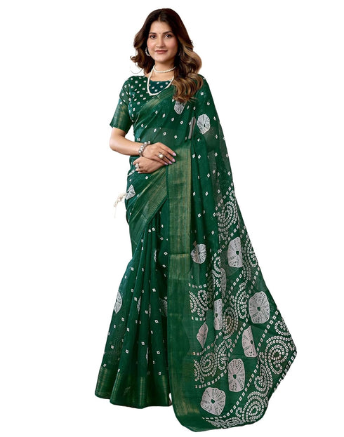 Vasthrlay Womens Cotton Blouse Teal Saree