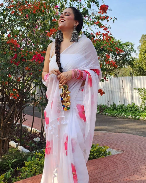 Vasthrlay Traditional Cotton Floral Festive