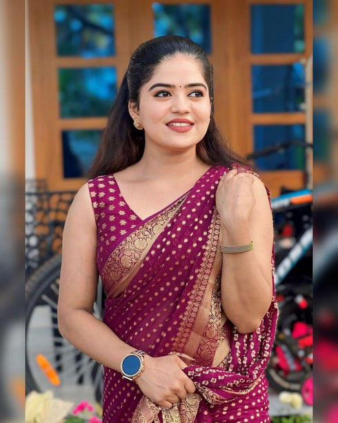 Vasthrlay Banarasi Traditional Saree