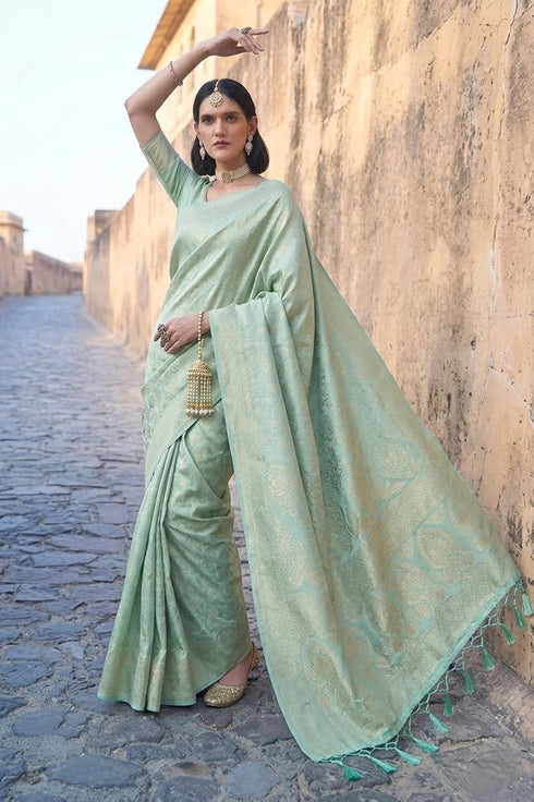 Vasthrlay Kanjivaram Designer Unstitched Occasions Saree