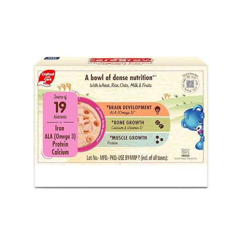 Ceregrow No Refined Sugar | Multigrain, Milk & Fruits Cereal | Sachets