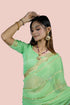 Vasthrlay Embroidery Lightgreen Ethnic Wear
