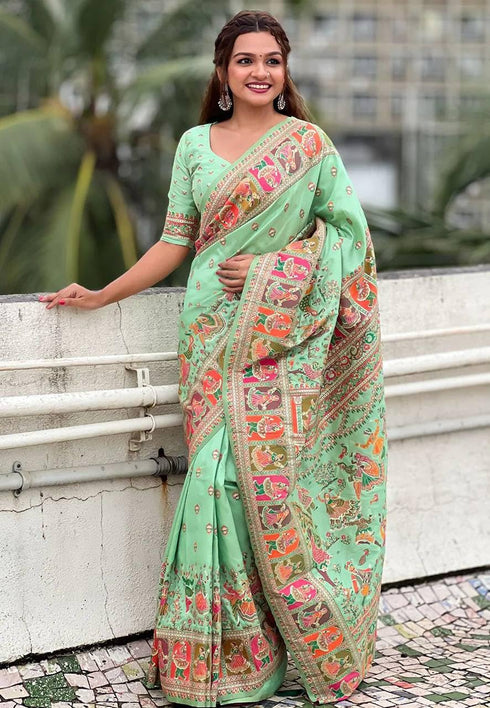 Vasthrlay Kashmiri Minakari Unstitched