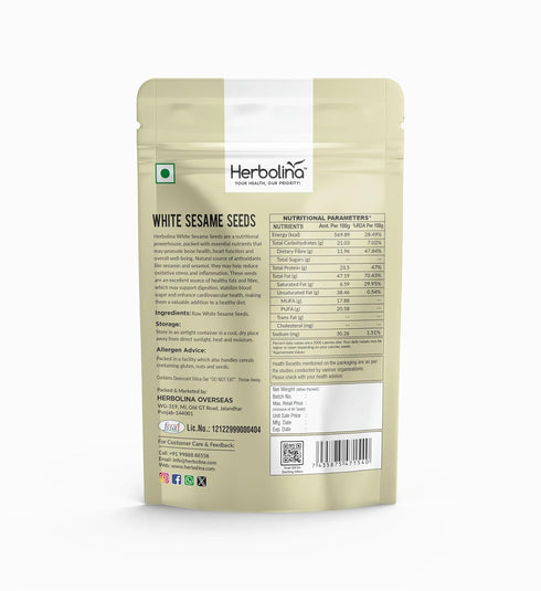 Herbolina White Sesame Seeds