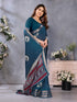 Vasthrlay Black Unstitched Saree