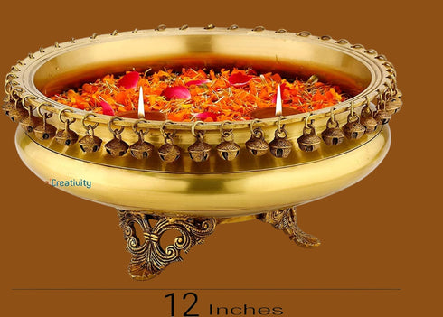 Brass Urli God Idol Statue 7.8 Kg