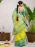Vasthrlay Weaving Khaki Saree