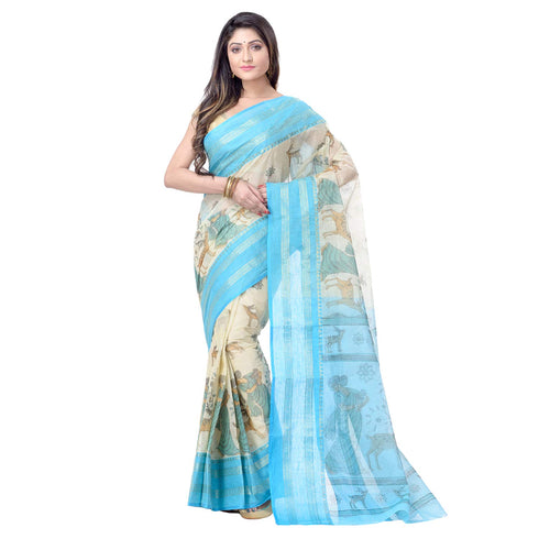 Vasthrlay Bengal Cotton Shakuntala Printed Handloom