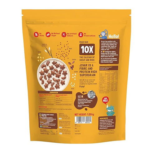 Slurrp Farm No Maida, No Refined Sugar Choco Crunch Cereal