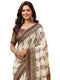 Vasthrlay Chanderi Printed Coffee Saree