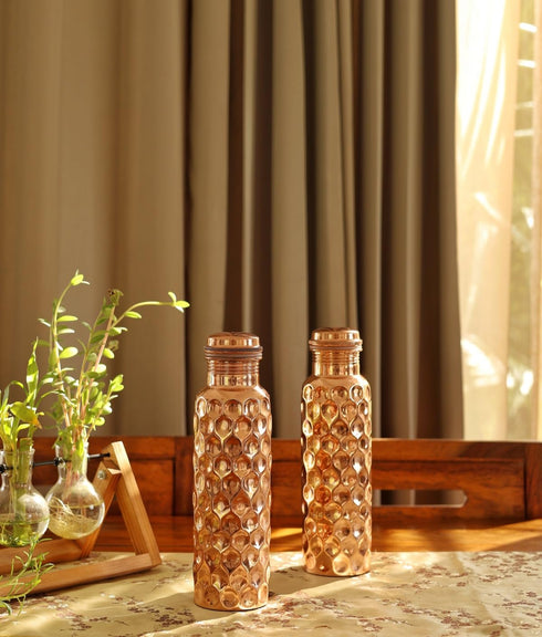Pure Copper Water Bottle 7x26 cm