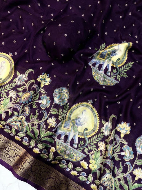 Vasthrlay Cotton Printed Designer Unstitched