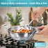 Hawkins Pro 3.5 Litre Deep-Fry Pan Triply Stainless Steel Kadhai