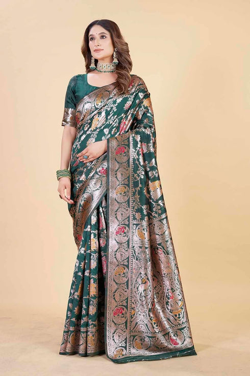 Vsathrlay Kanjivaram Banarasi Festival Wedding Ethnic Wear