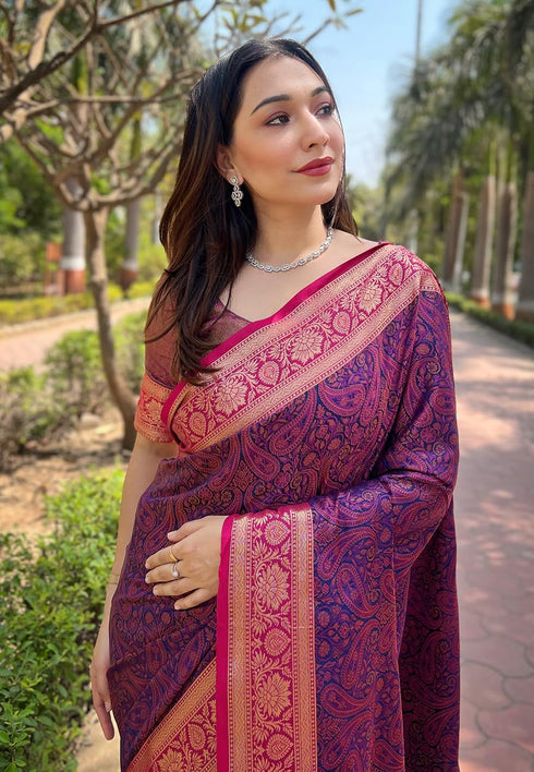 Vasthrlay Kanjivaram Handloom Blouse Ethnic Wear