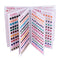 VAMA Premium Velvet Self-Adhesive Skin Simple Plain Round Multicolour Kumkum Sticker