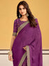 Vasthrlay Georgette Embroidered Unstitched Designer Ethnic Wear