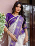 Vasthrlay Womens Printed Unstitched Multicolor Saree