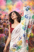 Vasthrlay Printed Unstitched Saree