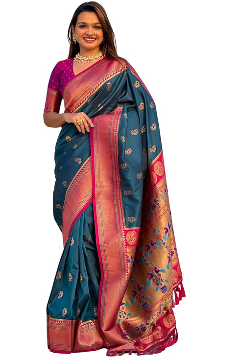 Vasthrlay Paithani Kanjivaram Sarees Ethnic Wear