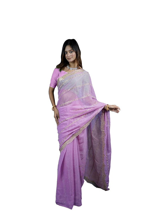 Vasthrlay Embroidery Lightgreen Ethnic Wear
