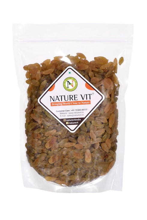 NatureVit Raisins Seedless Kishmish, Rich in Iron & Vitamin B