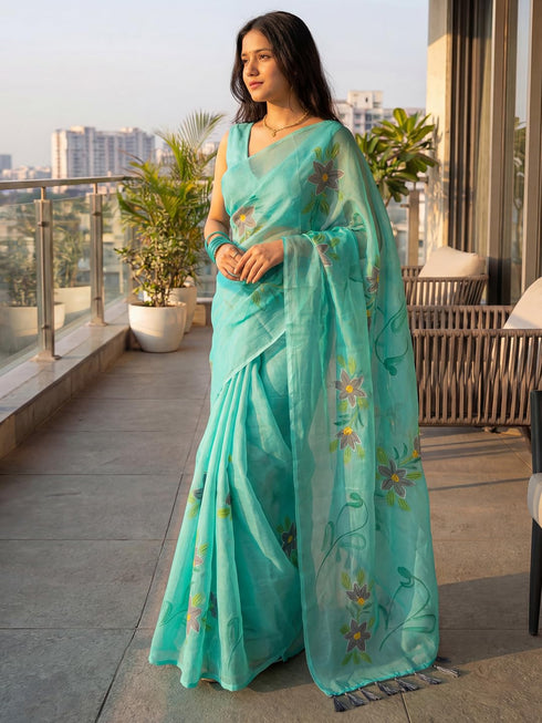 Vasthrlay Yellow Cotton Lightweight Ethnic Wear