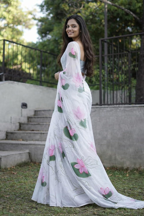 Vasthrlay Printed Lightweight Festival Unstitched