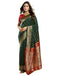 Vasthrlay Paithani Jacquard Dark Purple Saree With Unstitched Blouse Piece