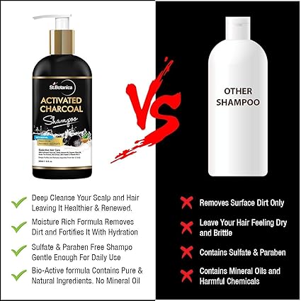 St.Botanica Activated Charcoal Hair Shampoo