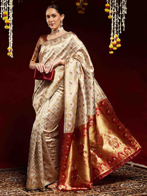 Vasthrlay Litchi Unstitched Of Ethnic Wear