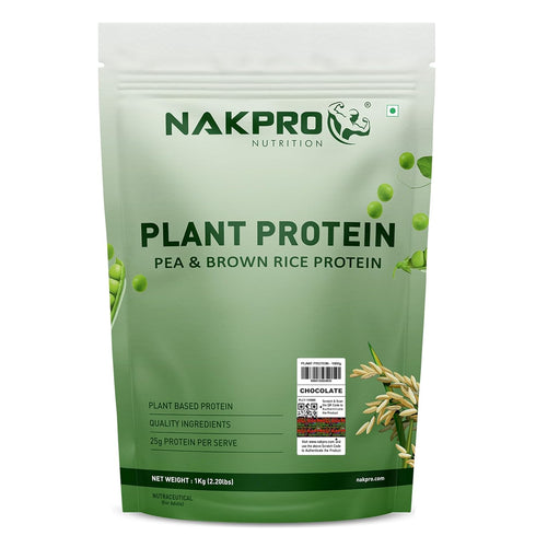 NAKPRO NUTRITION Plant Protein (Pea & Brown Rice Protein)