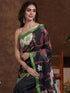 Vasthrlay Weaving Printed Unstitched Dusty Pink Saree