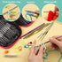 54 Pcs Aluminium Crochet Hook Set Ergonomic Handles Storage Case