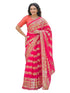 Vasthrlay Georgette Printed Unstitched Orange Saree
