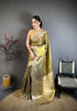 Vasthrlay Banarasi Weaving Lavendar