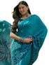 Vasthrlay Womens Printed Unstitched Beige Saree