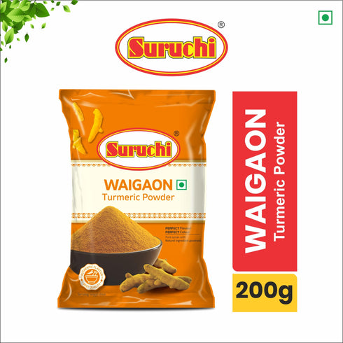 Suruchi Waigaon Turmeric Powder 200g Authentic Waigaon Haldi
