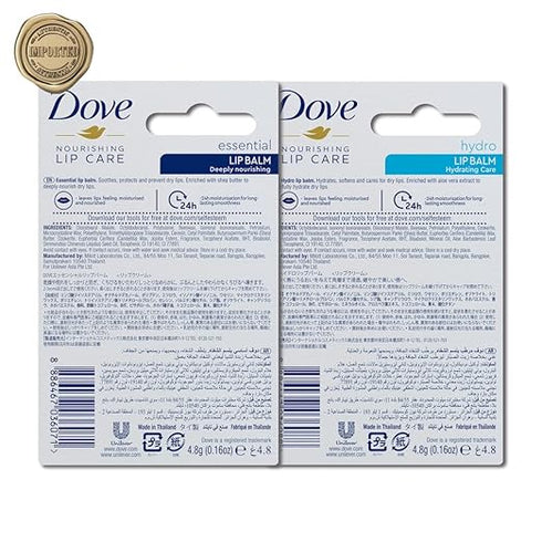 Dove Essential & Hydro Nourishing Lip Care Balm