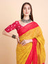 Vasthrlay Cotton Printed Mulmul Blue Saree